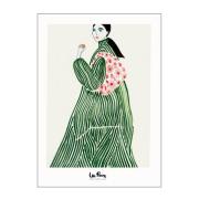 Poster & Frame - La Poire Juliste 50x70 cm Green coat