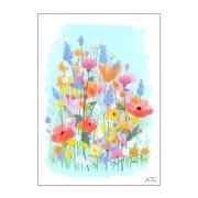 Poster & Frame - Anna Thomsen Juliste 50x70 cm Field of flowers no3