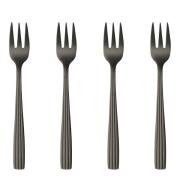 Aida - Raw Cutlery Kakkuhaarukka 18,2 cm 4 kpl Matte Black