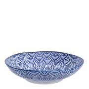 Tokyo Design Studio - Nippon Blue Pastalautanen 21 cm Wave