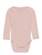 Body Ls Bodies Long-sleeved Pink Smallstuff