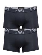 Mens Knit 2Pack Boxe Bokserit Blue Emporio Armani