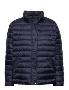 Light Down Jacket Vuorillinen Takki Topattu Takki Navy GANT