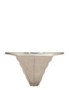 Lunaup String Stringit Alusvaatteet Beige Underprotection