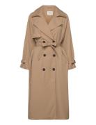 Onlchloe Trenchcoat Double B. Otw Noos Trenssi Takki Brown ONLY