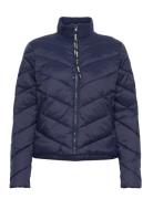 W. Diamond Queens Jacket Vuorillinen Takki Topattu Takki Navy Svea