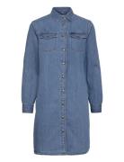 Shirt Dress Lyhyt Mekko Blue Lee Jeans