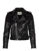 Joan Jacket Nahkatakki Black Deadwood