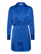 Encopper Ls Dress 6785 Lyhyt Mekko Blue Envii