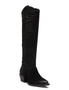 Long Boots Korkeavartiset Saapikkaat Black Billi Bi