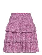 Phoebe Skirt Lyhyt Hame Pink Love Lolita