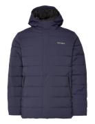 Marcus Puffer Jacket Vuorillinen Takki Topattu Takki Navy Les Deux