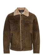 Sam Shearling Jean Jacket Nahkatakki Green Jofama