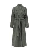 Svanen Terry Velour Robe Aamutakki Grey Høie Of Scandinavia