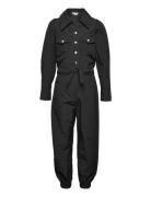 Cbsonia Ls Jumpsuit Jumpsuit Haalari Black Costbart