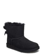 K Mini Bailey Bow Ii Bootsit Nauhalliset Saapikkaat Black UGG