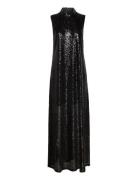 Aspen Sequin Dress Maksimekko Juhlamekko Black Filippa K