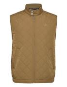 D1. Quilted Windcheater Vest Liivi Green GANT