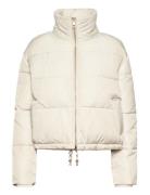 Short Puffer Jacket Vuorillinen Takki Topattu Takki Cream Coster Copen...