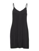 Krista Slip Dress 6202 Lyhyt Mekko Black Samsøe Samsøe