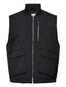 Major Quilted Vest Liivi Black Les Deux