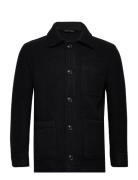 D1. Short Wool Jacket Villakangastakki Black GANT