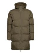 Slhdavid Long Puffer Jacket Ex Vuorillinen Takki Topattu Takki Khaki G...