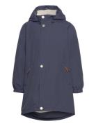 Vivica Fleece Lined Spring Jacket. Grs Parka Takki Navy Mini A Ture