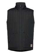 Vertical Quilted Waistcoat Liivi Black Lindbergh