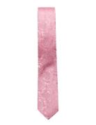 Slim Tie Solmio Kravatti Pink Amanda Christensen