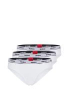 Triplet Brief Stripe Alushousut Brief Tangat White HUGO