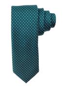 Slim Tie Solmio Kravatti Green Amanda Christensen