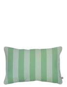 Stripes Cushion Home Textiles Cushions & Blankets Cushions Green Mette...