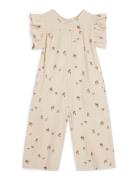 Summer Jumpsuit Jumpsuit Haalari Cream Garbo&Friends