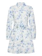 Berta Dress Lyhyt Mekko Blue Love Lolita