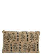 Calais Cushion Home Textiles Cushions & Blankets Cushions Beige Bloomi...