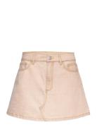 Pluto Denim Skirt Lyhyt Hame Beige HOLZWEILER