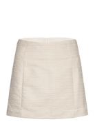 Portofino Skirt Lyhyt Hame Cream Second Female