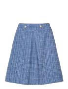 Skirt Lyhyt Hame Blue Rosemunde