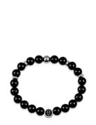 Beads Bracelet 8Mm Rannekoru Korut Black Edd.