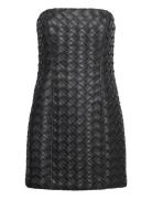 Braided Mini Dress Lyhyt Mekko Black ROTATE Birger Christensen