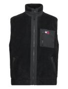 Tjm Mix Media Sherpa Vest Liivi Black Tommy Jeans