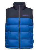 K A-Hornelen Vest Blue Classic Toppaliivi Blue Napapijri