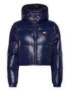 Tjw Crp Alaska Puffer Vuorillinen Takki Topattu Takki Navy Tommy Jeans