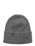 Re-Lock Beanie Accessories Headwear Beanies Grey Calvin Klein