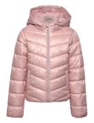 Kognewtalia Nea Quiltd Aop Jacket Cp Otw Toppatakki Pink Kids Only