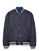 Reversible Jacquard Bomber Bombertakki Takki Blue Tommy Hilfiger