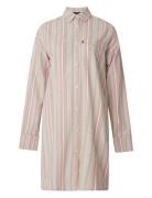 Luna Organic Cotton Flannel Nightshirt Yöpaita Pink Lexington Home