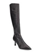 Long Boots Korkeavartiset Saapikkaat Black Billi Bi