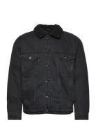 Onsrick Ovz Black 6942 Teddy Dnm Jacket Farkkutakki Denimtakki Black O...